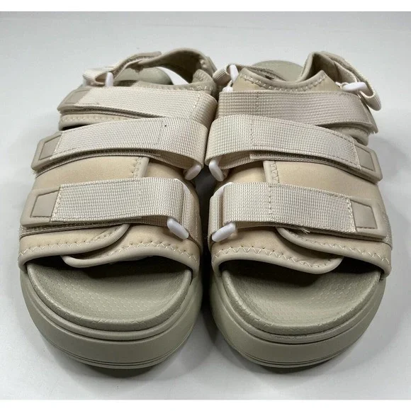 NEW Asos Factor Strappy Sandals Size 9 Women’s Cream - Picture 2 of 6